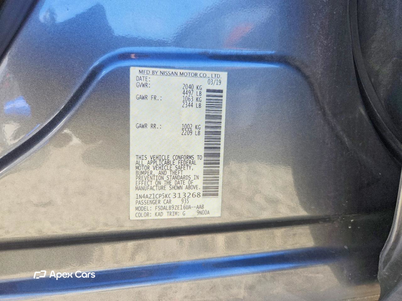 Nissan Leaf 2019