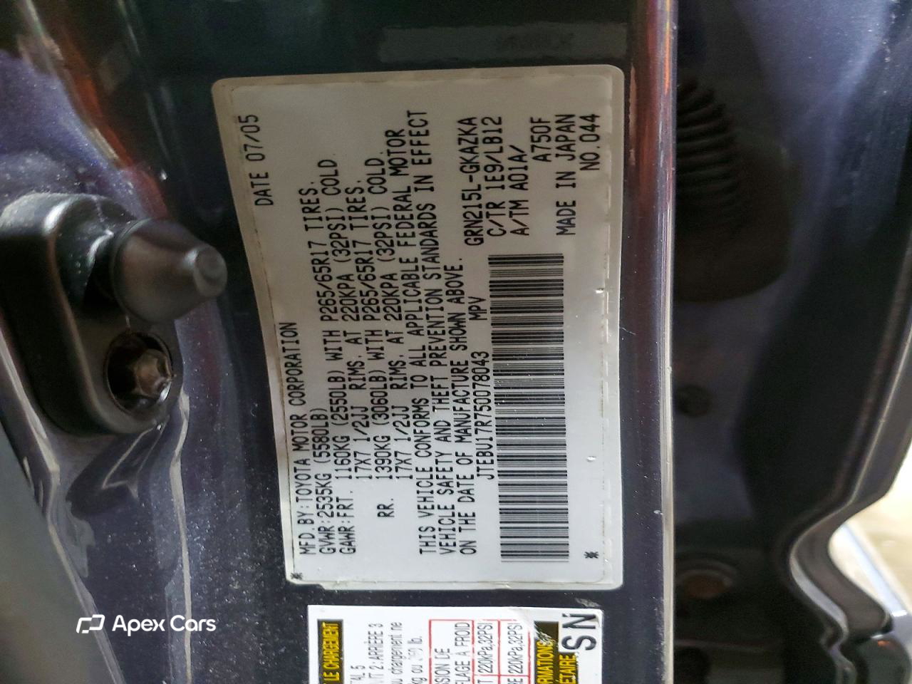 Toyota 4Runner 2005