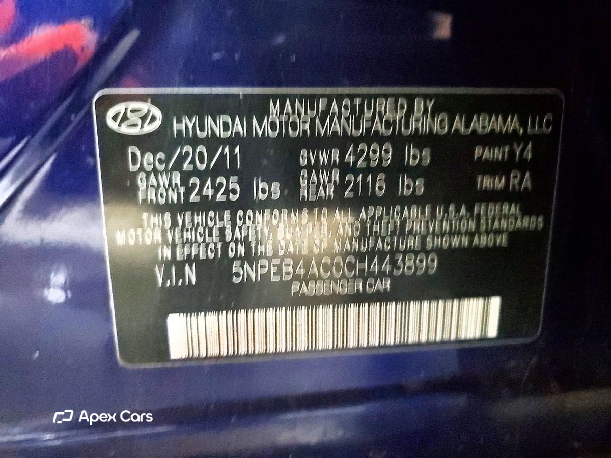 Hyundai Sonata 2012