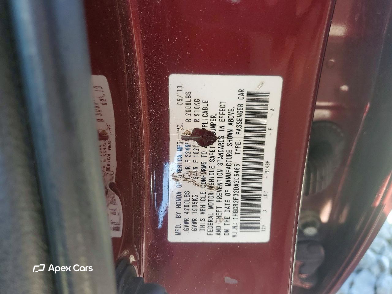 Honda Accord 2013