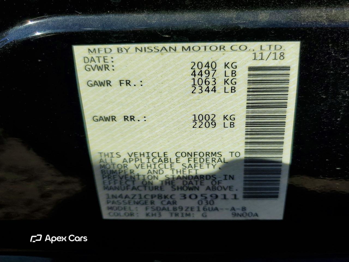 Nissan Leaf 2019