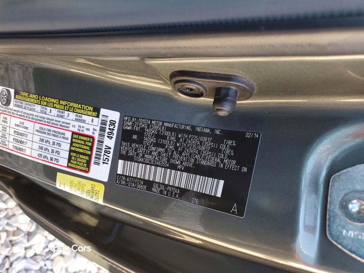 Toyota Sienna 2014