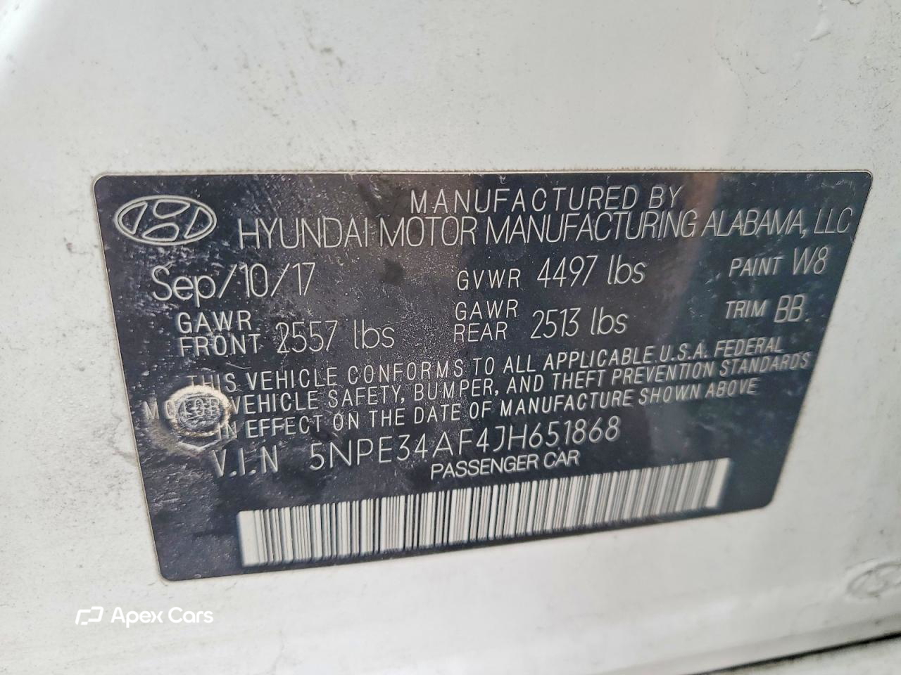 Hyundai Sonata 2018