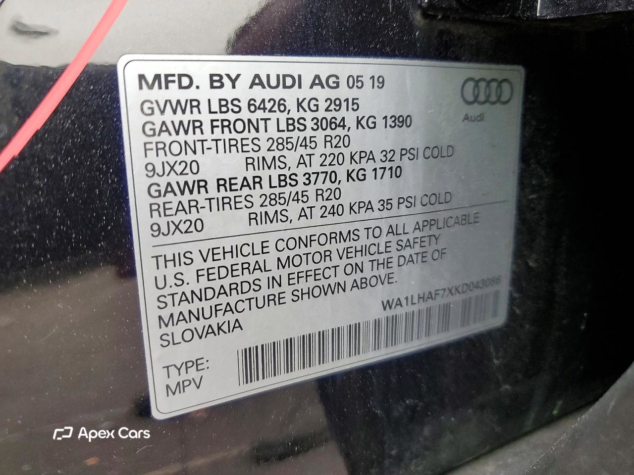 Audi Q7 2019