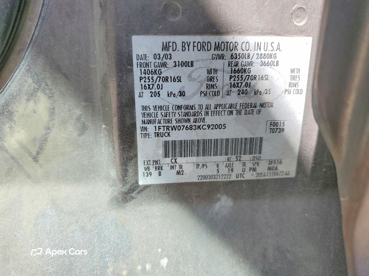Ford F-150 2003