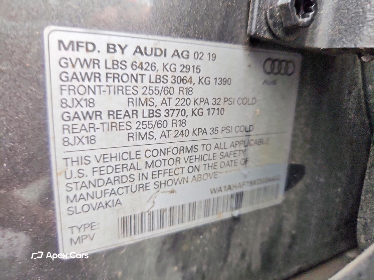 Audi Q7 2019