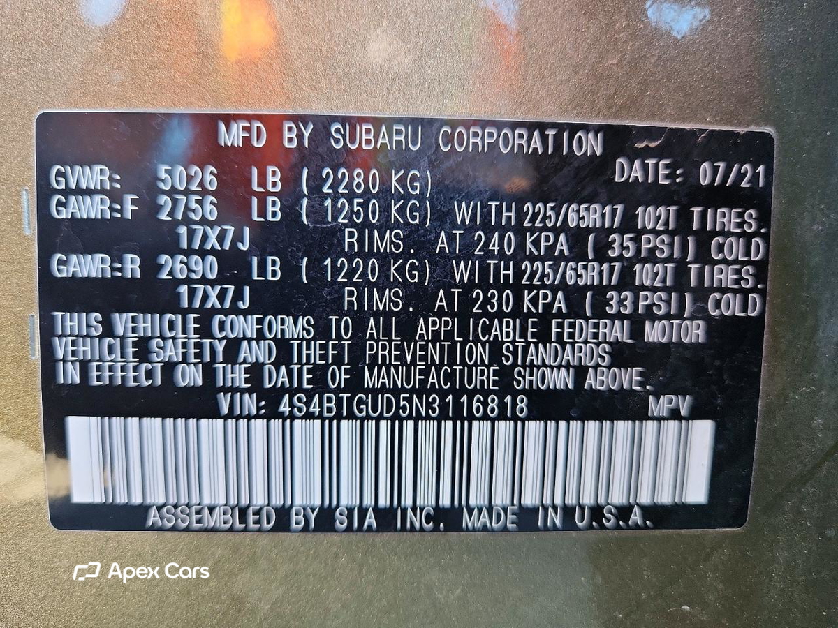 Subaru Outback 2022