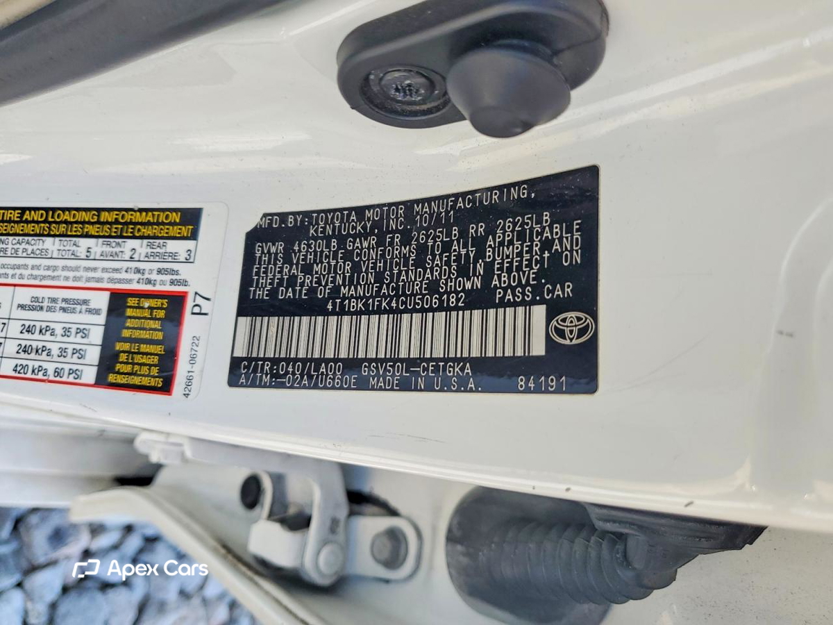 Toyota Camry 2012