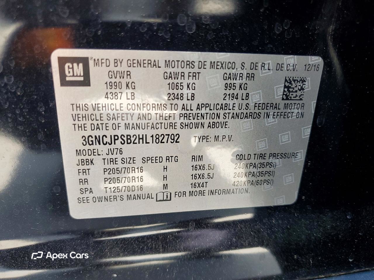 Chevrolet Trax 2017