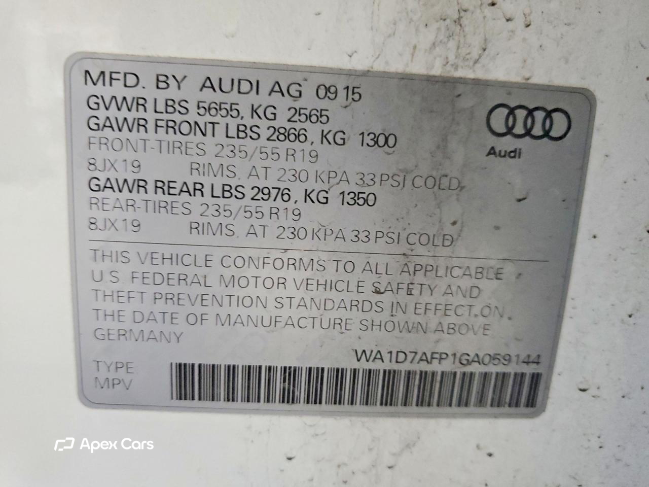 Audi Q5 2016