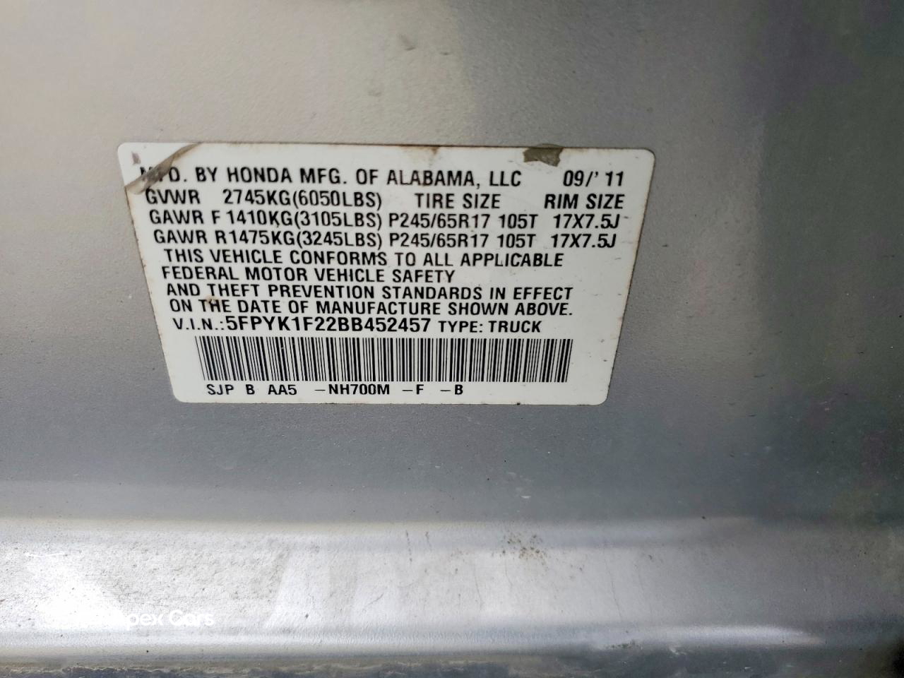 Honda Ridgeline 2011