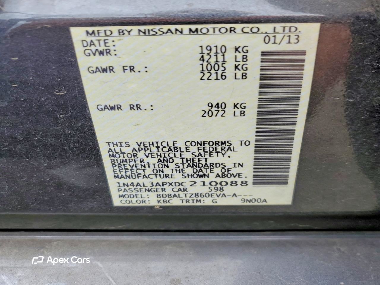 Nissan Altima 2013