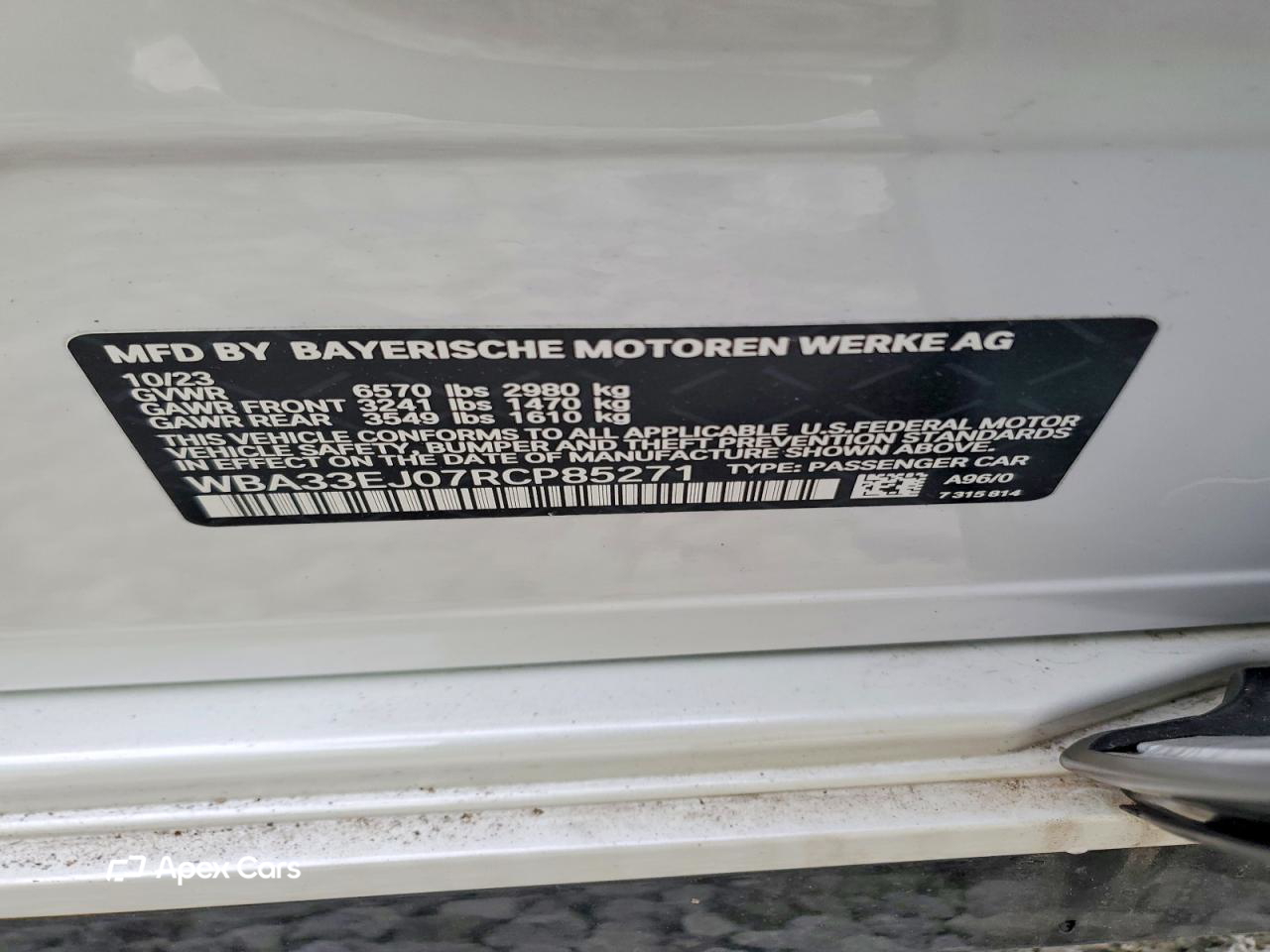 BMW Series 7 2024
