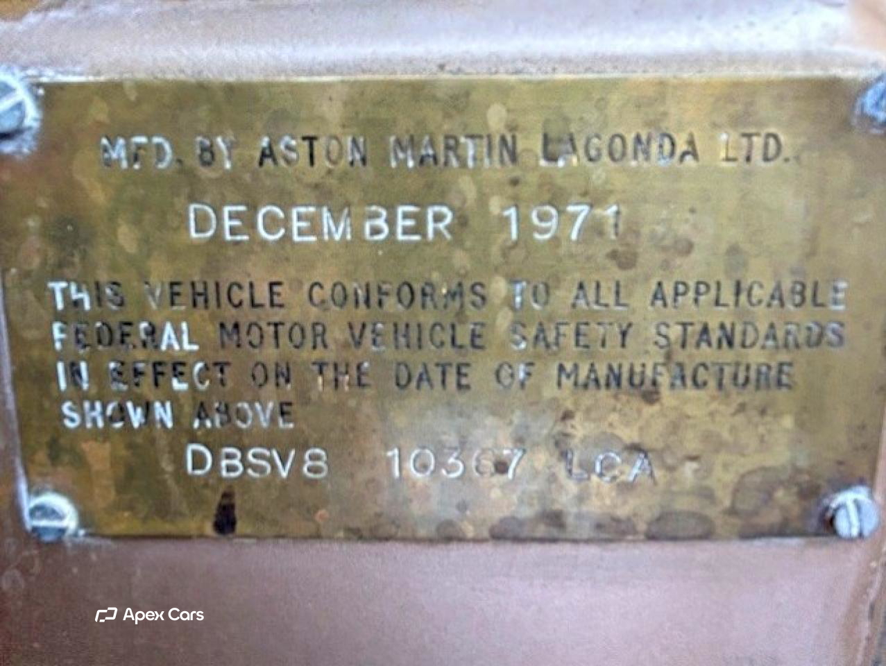 Aston Martin DBS 1972