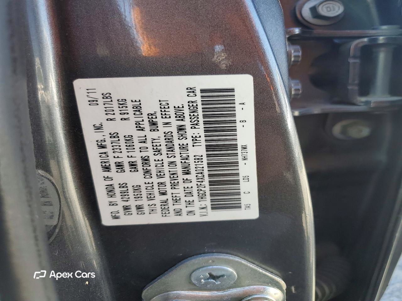 Honda Accord 2012