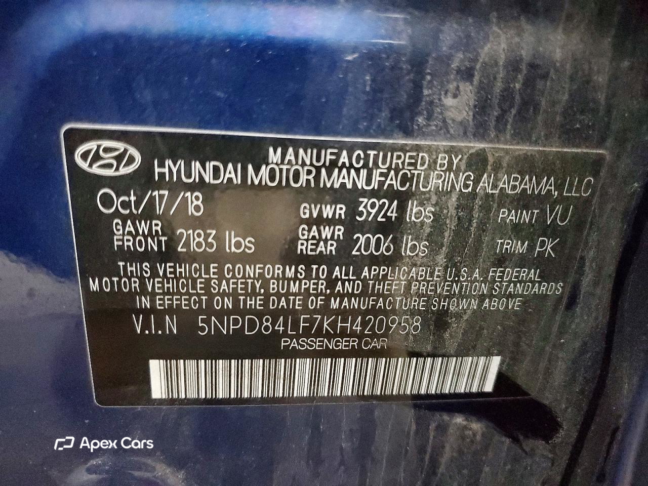 Hyundai Elantra 2019