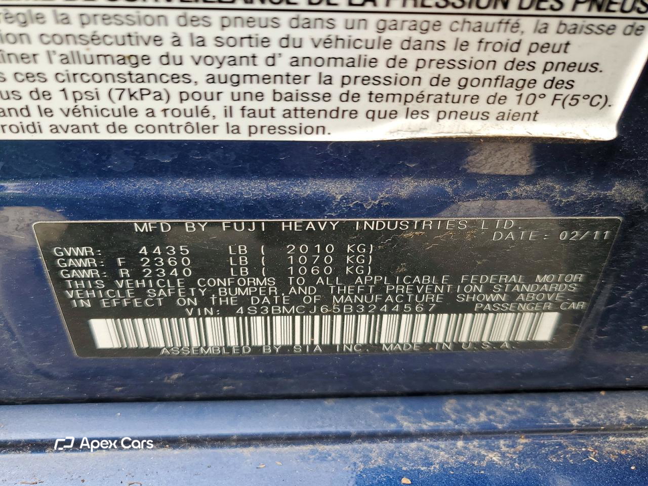 Subaru Legacy 2011