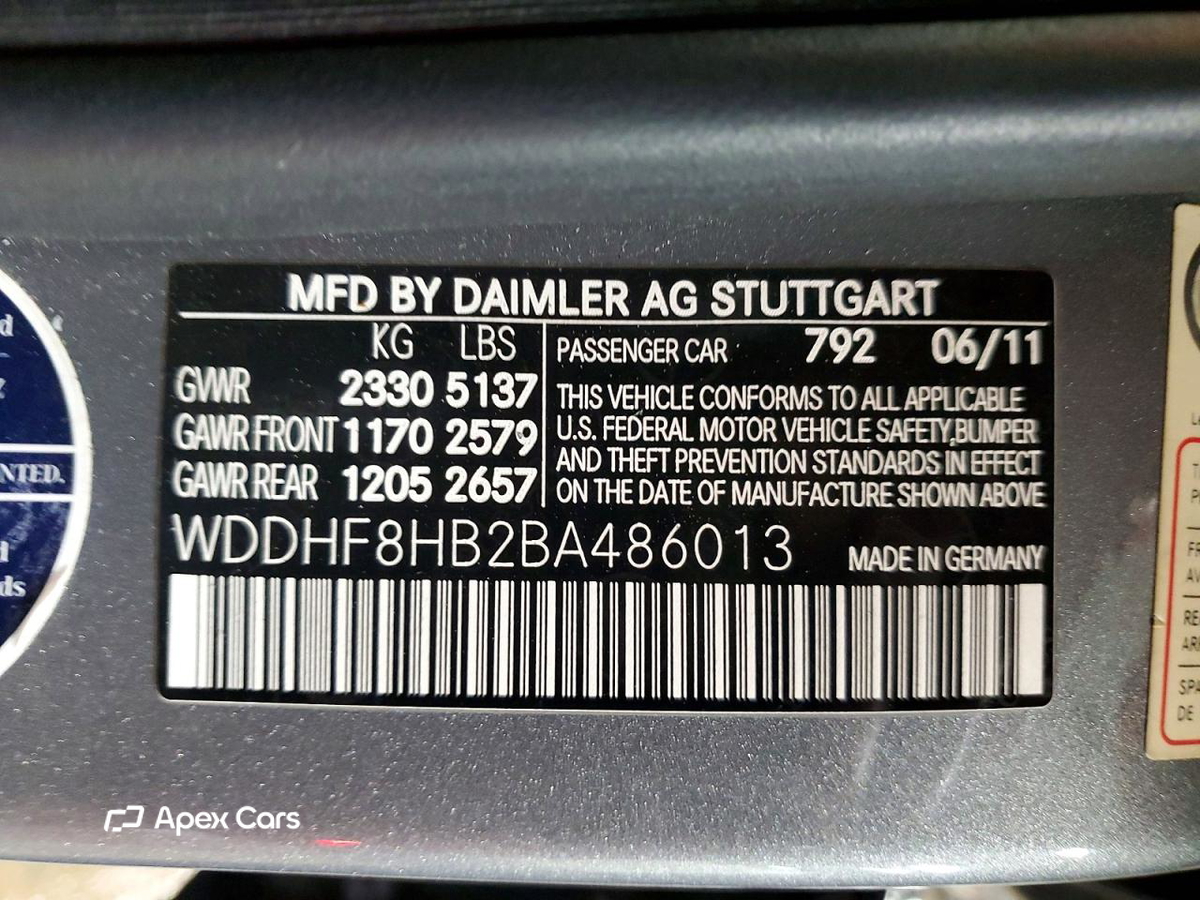 Mercedes-Benz E-klasse 2011