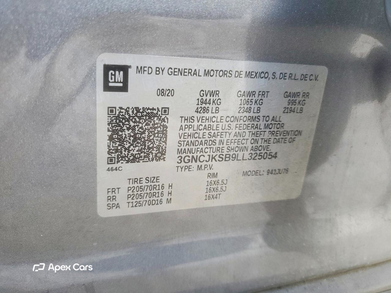 Chevrolet Trax 2020