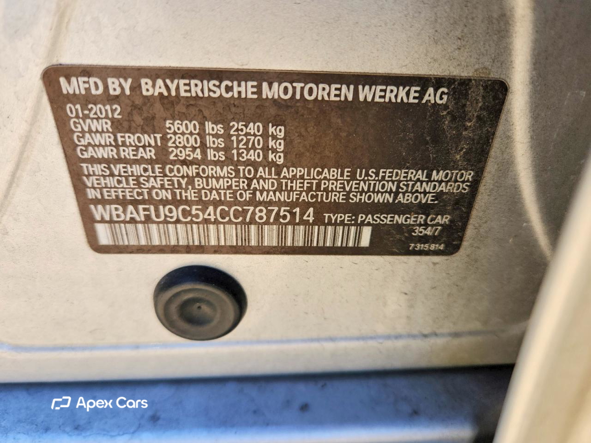BMW Series 5 2012