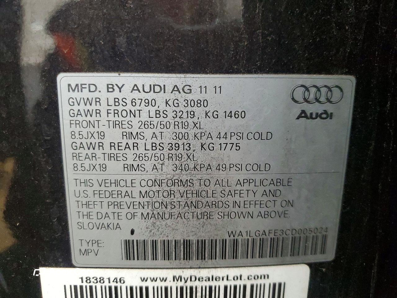 Audi Q7 2012