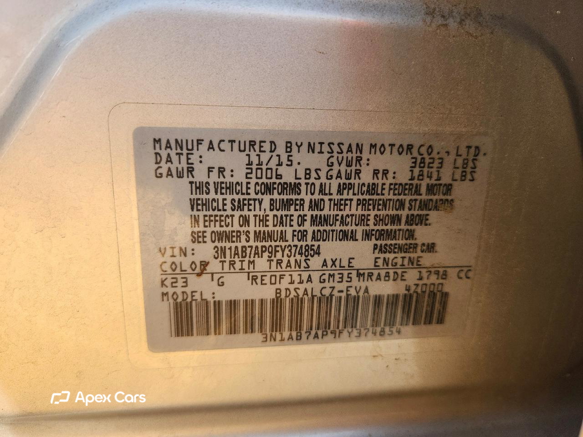 Nissan Sentra 2015