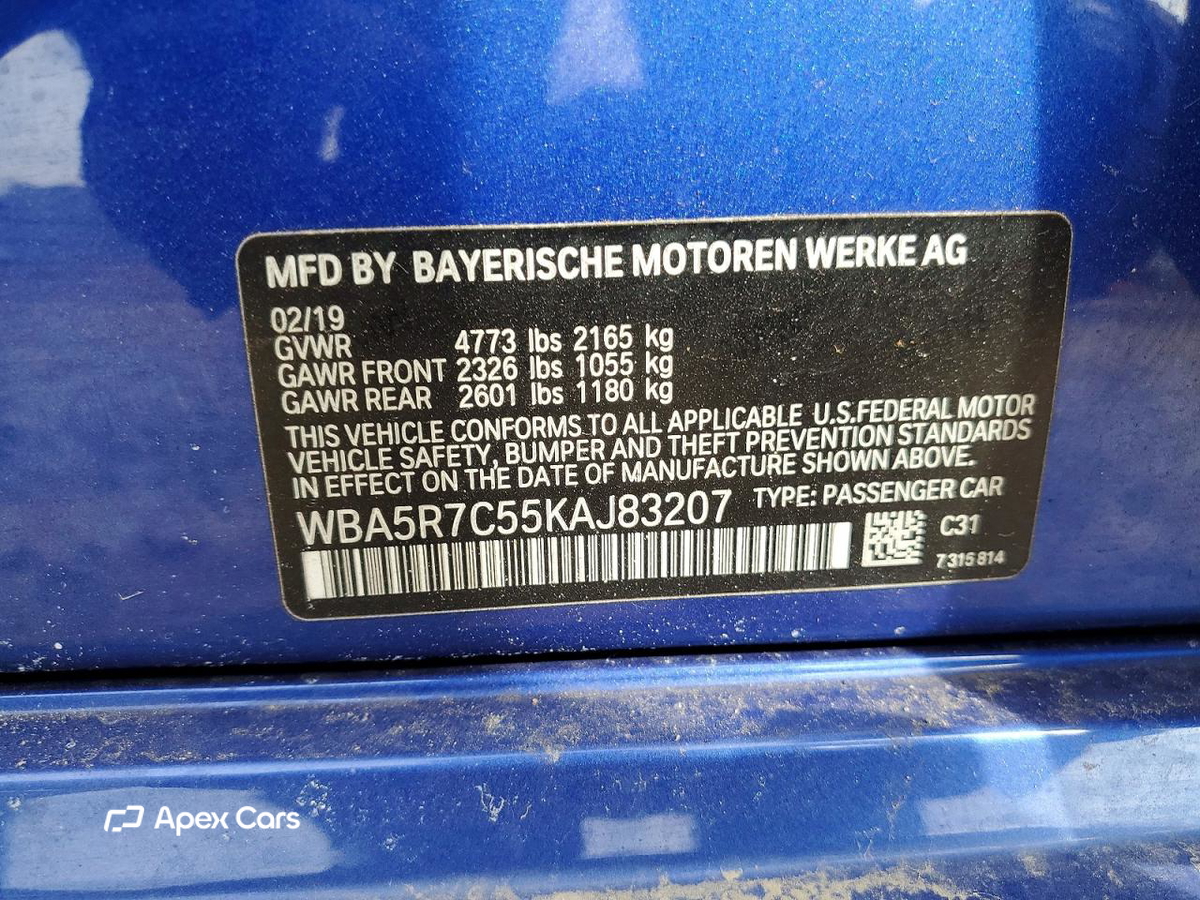 BMW Series 3 2019