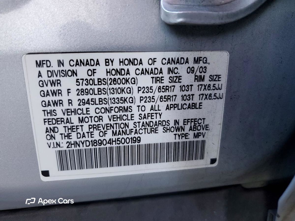 Acura MDX 2004