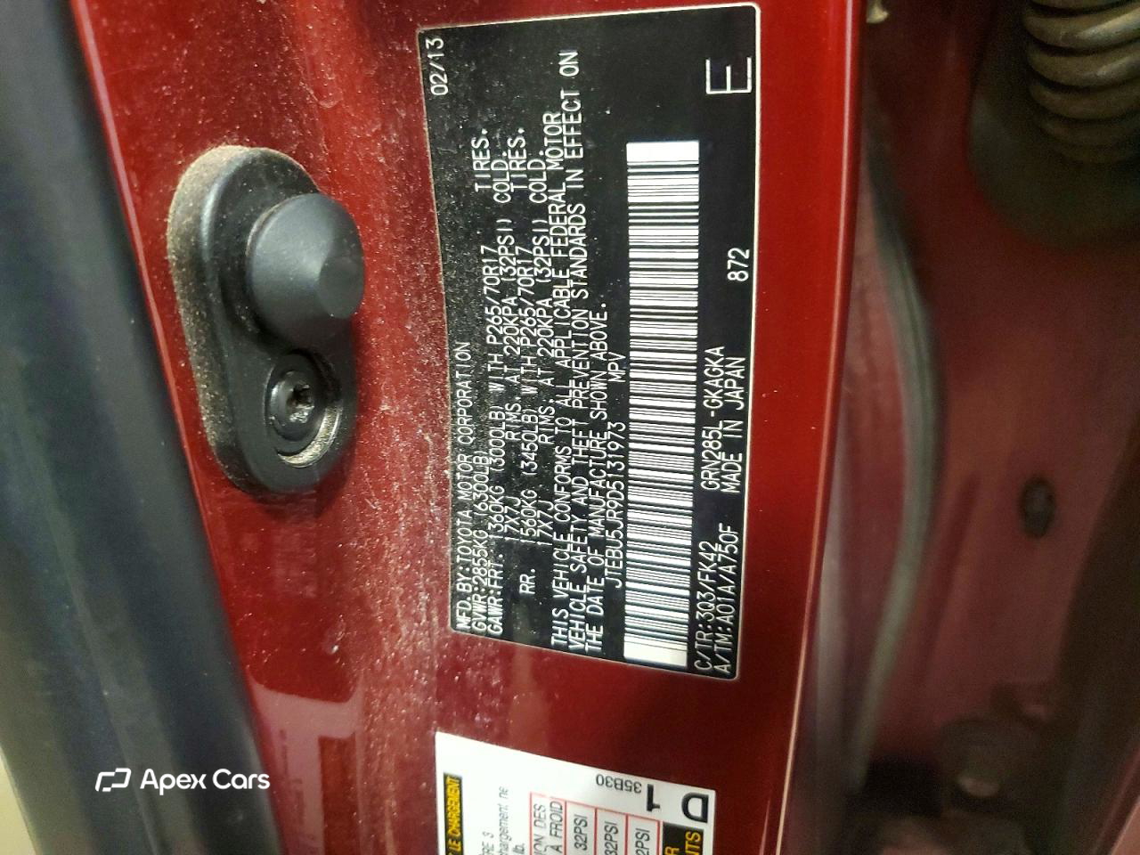 Toyota 4Runner 2013