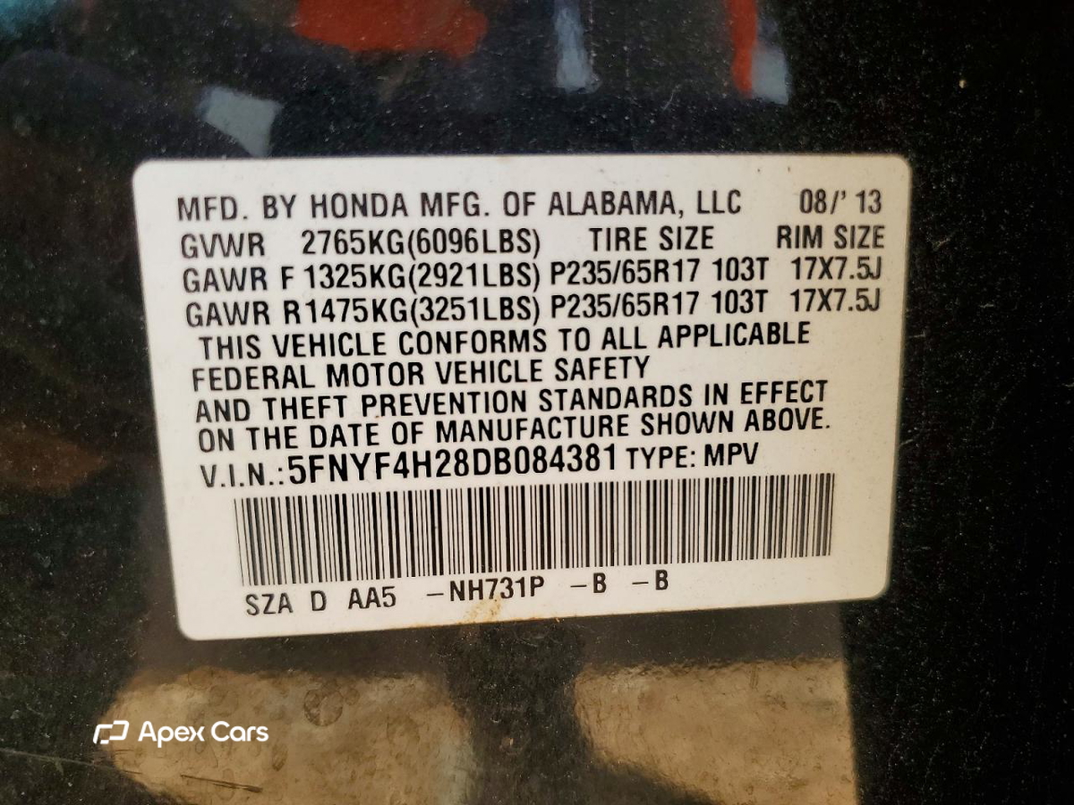 Honda Pilot 2013