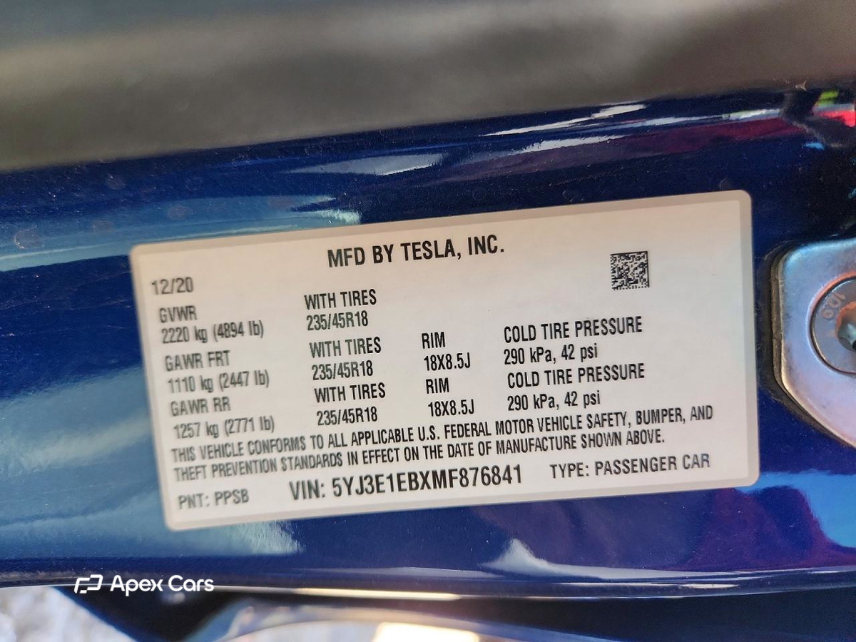 Tesla Model 3 2021