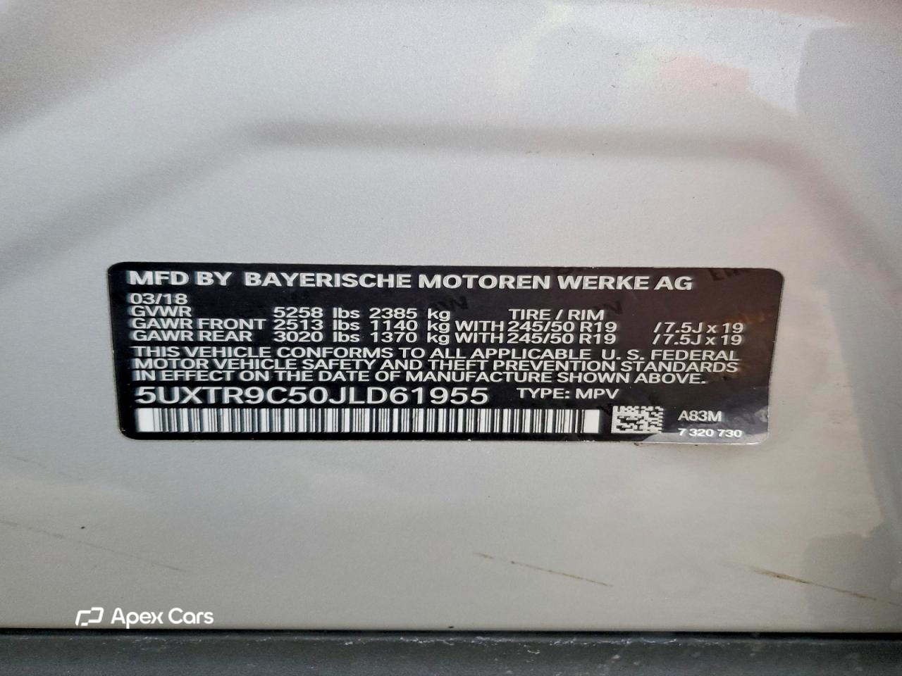 BMW X3 2018