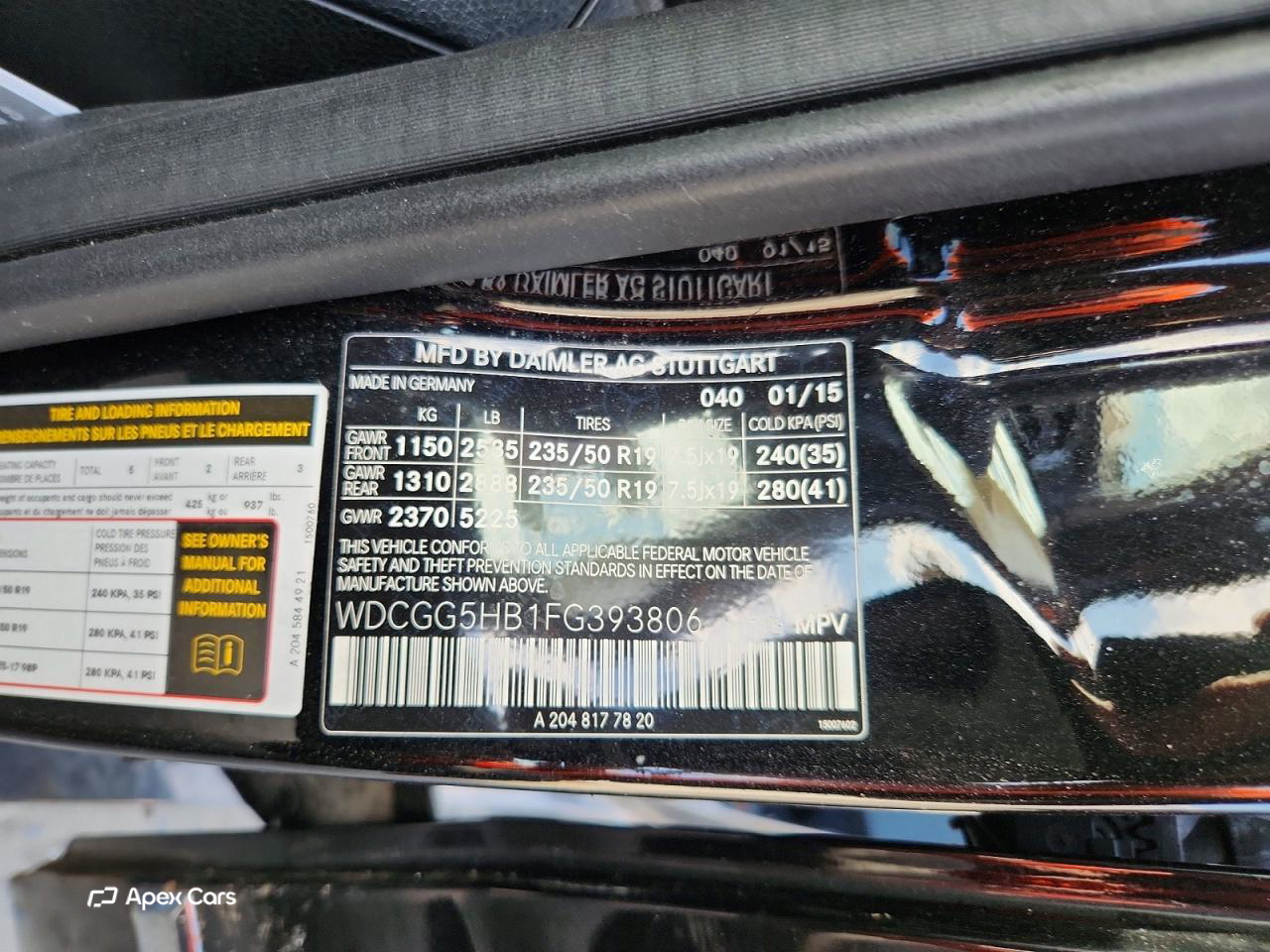 Mercedes-Benz GLK-klasse 2015