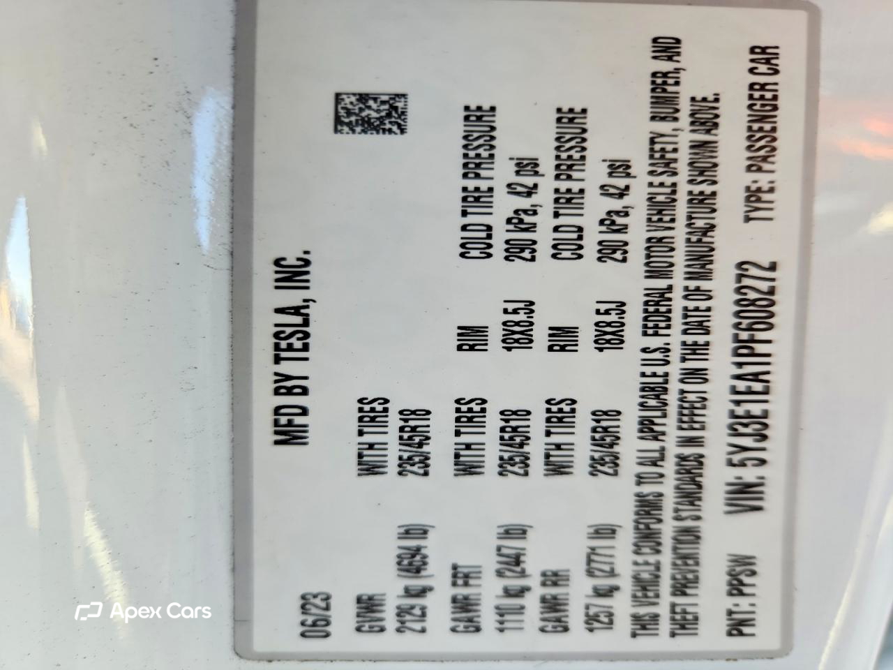 Tesla Model 3 2023
