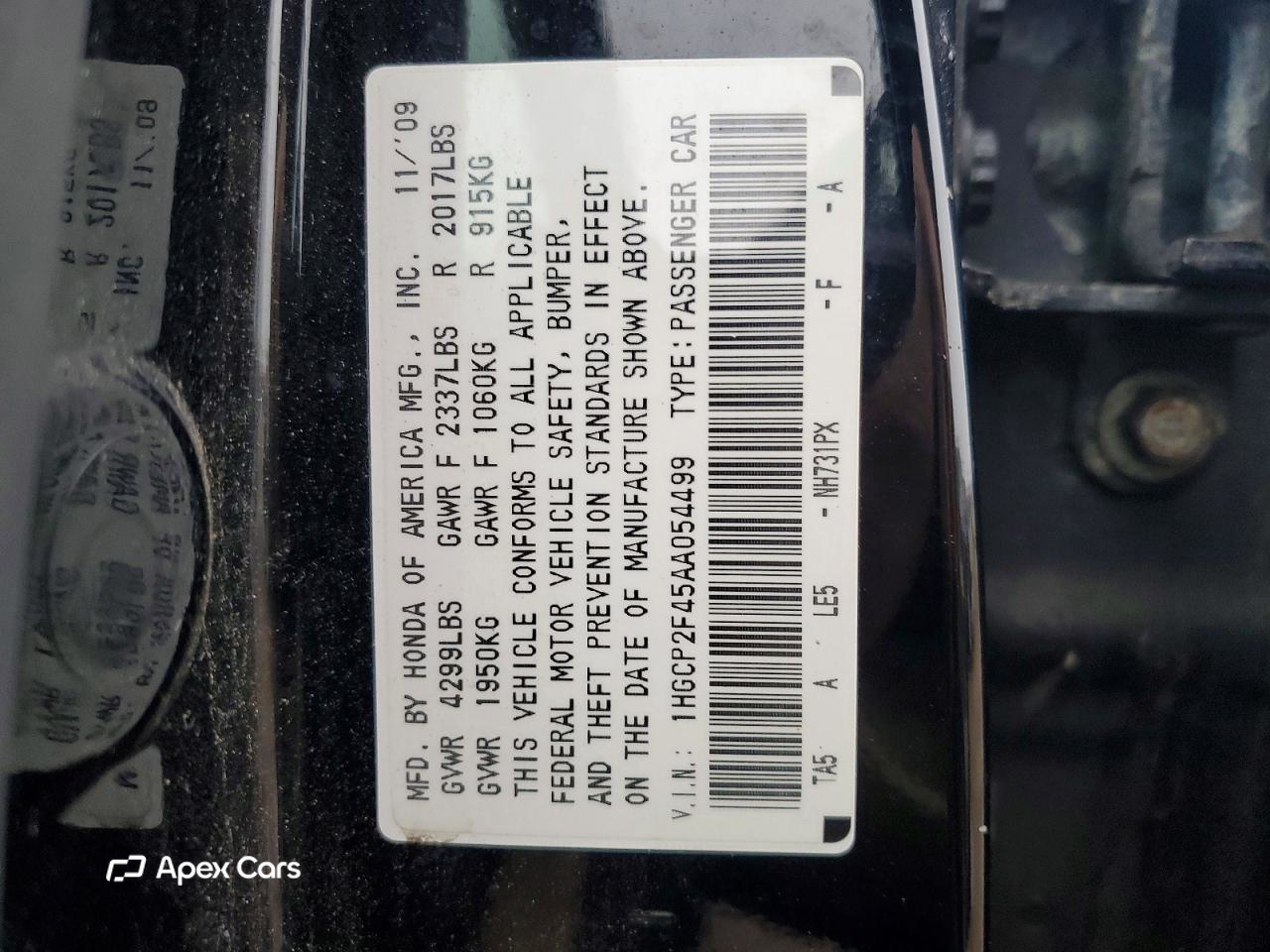 Honda Accord 2010