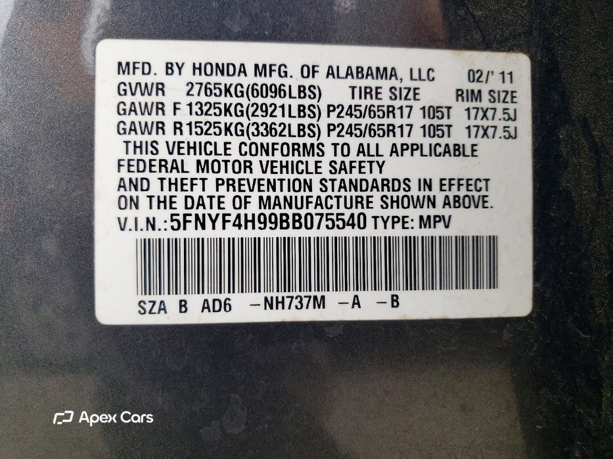 Honda Pilot 2011