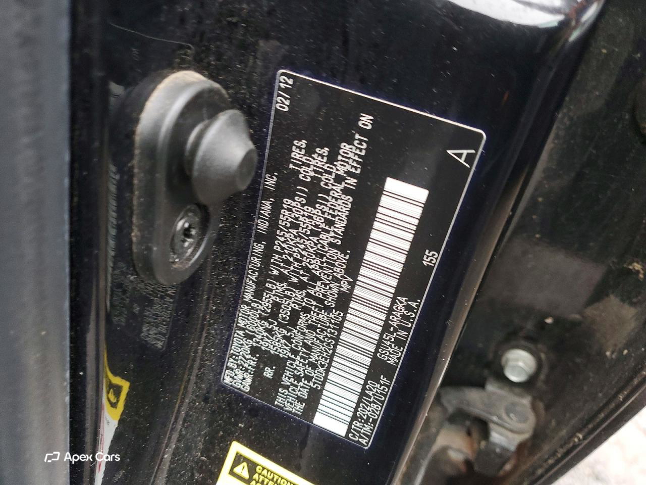 Toyota Highlander 2012