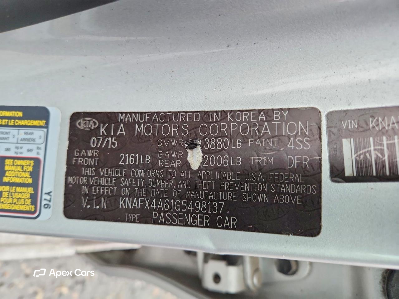 Kia Forte 2016