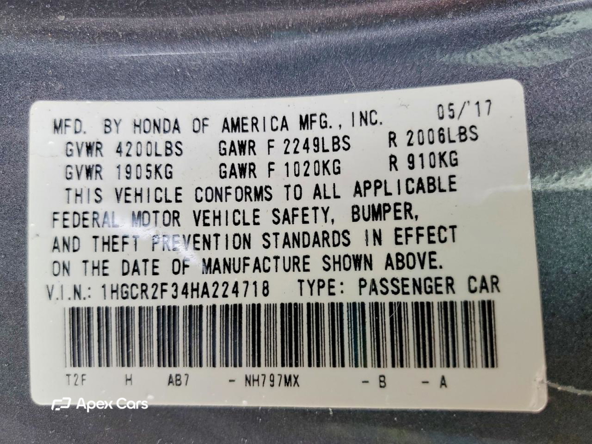 Honda Accord 2017