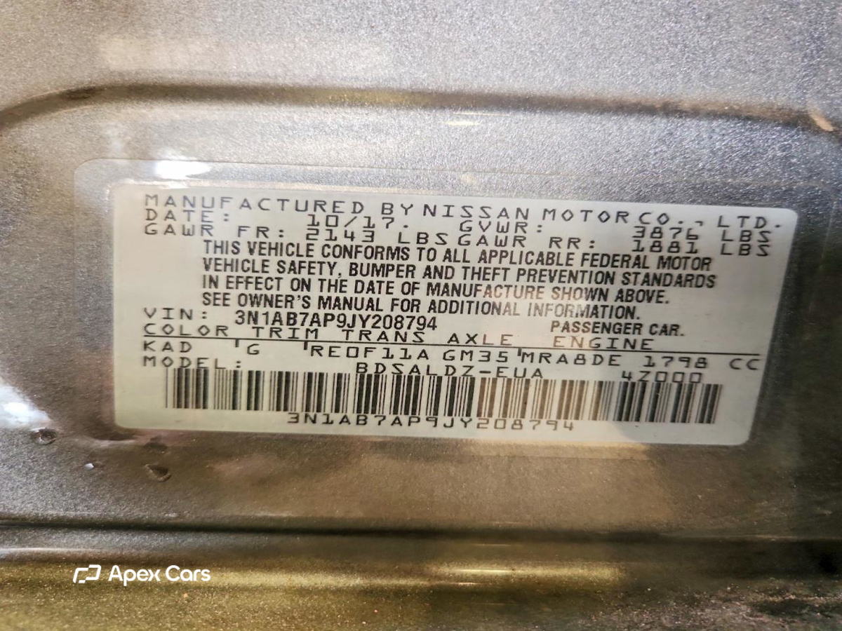 Nissan Sentra 2018