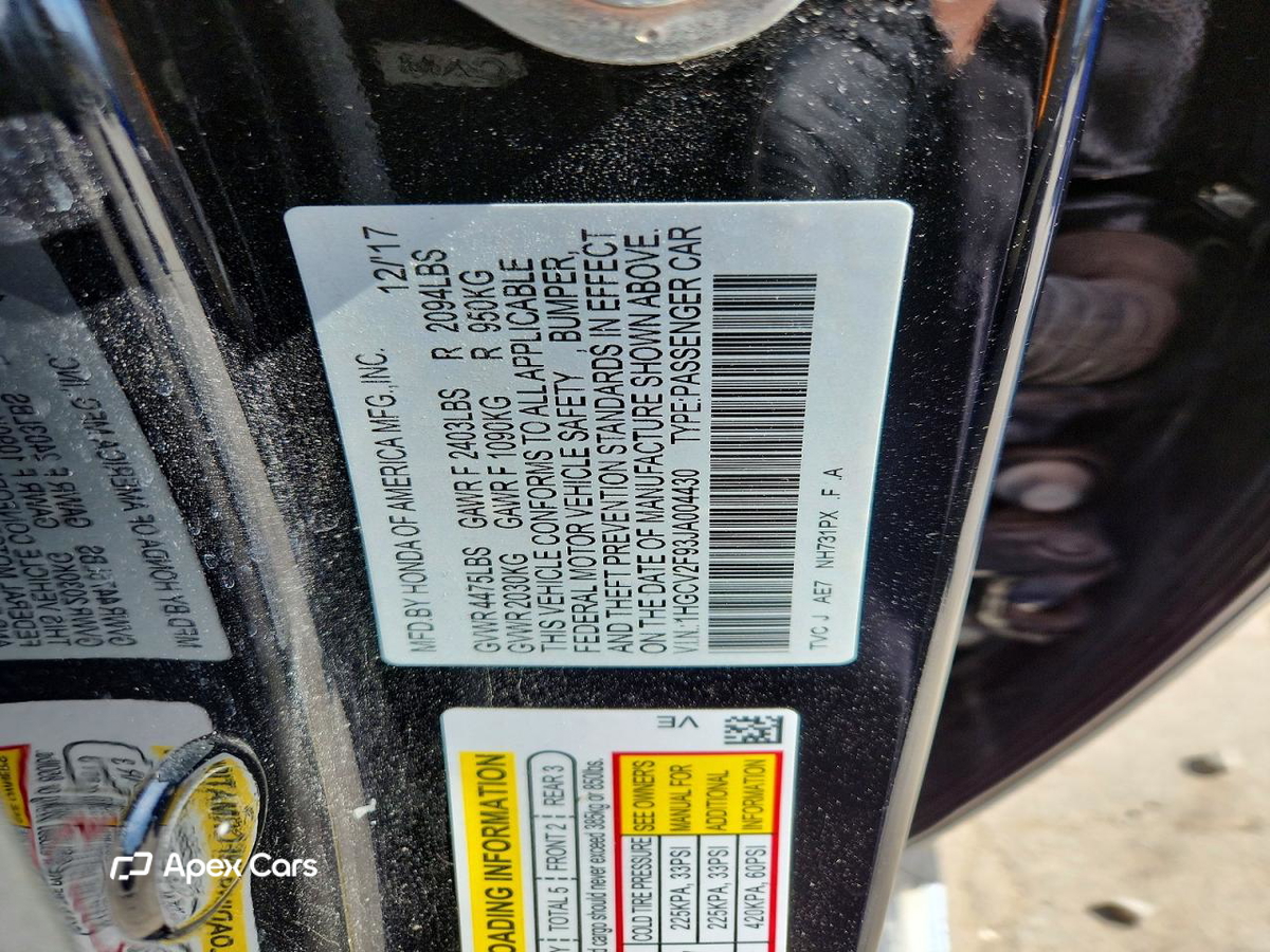 Honda Accord 2018