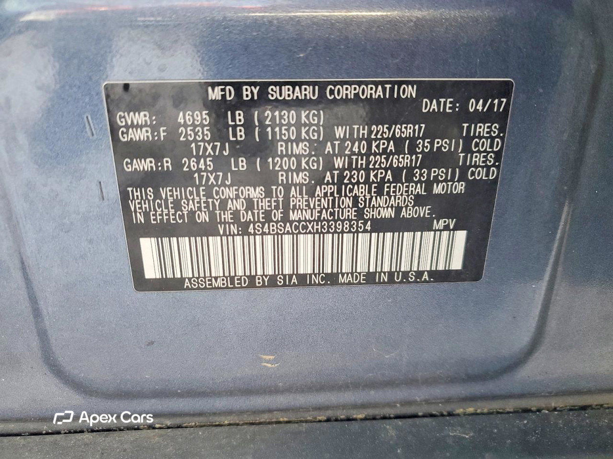 Subaru Outback 2017