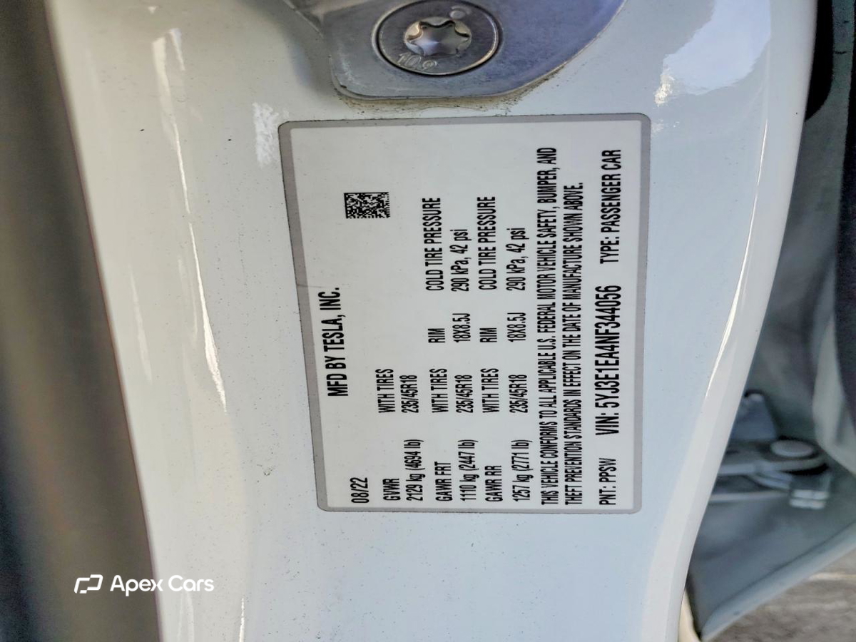 Tesla Model 3 2022
