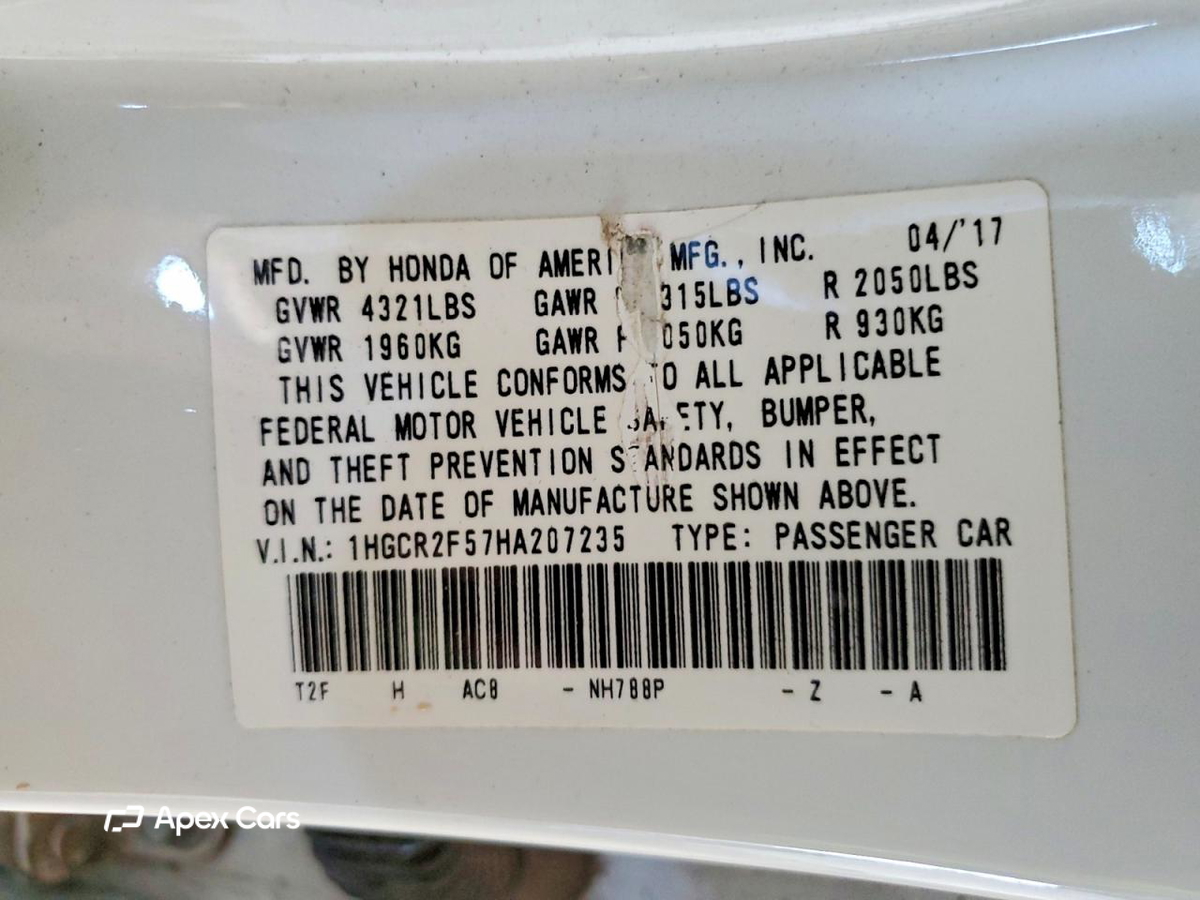 Honda Accord 2017