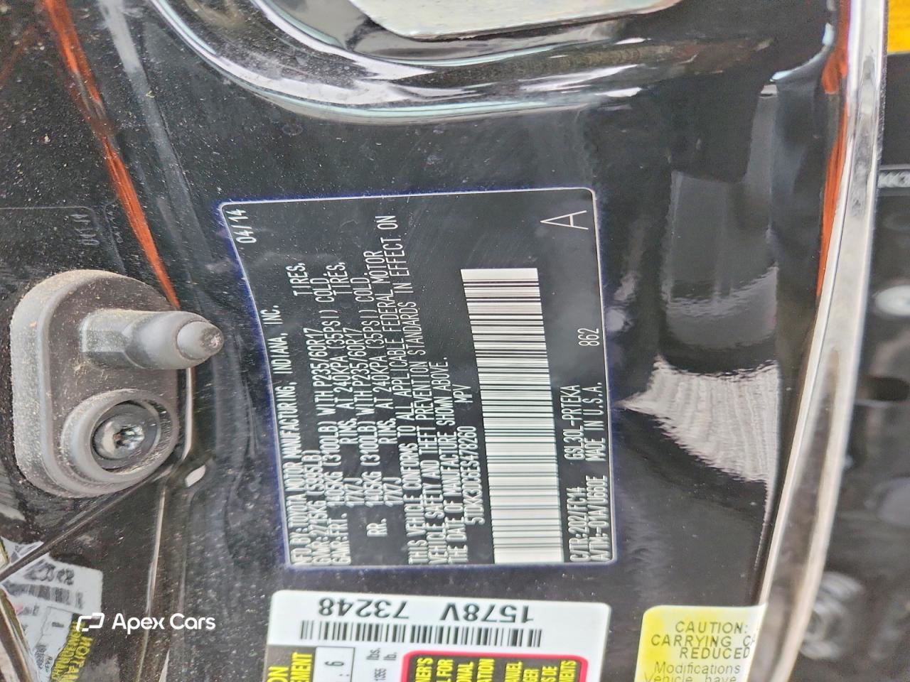 Toyota Sienna 2014