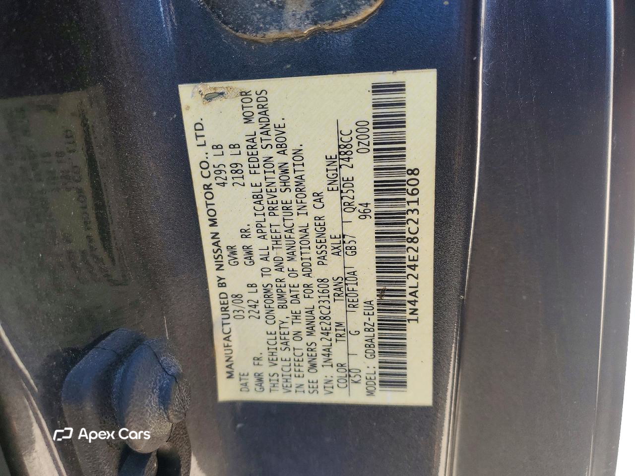 Nissan Altima 2008