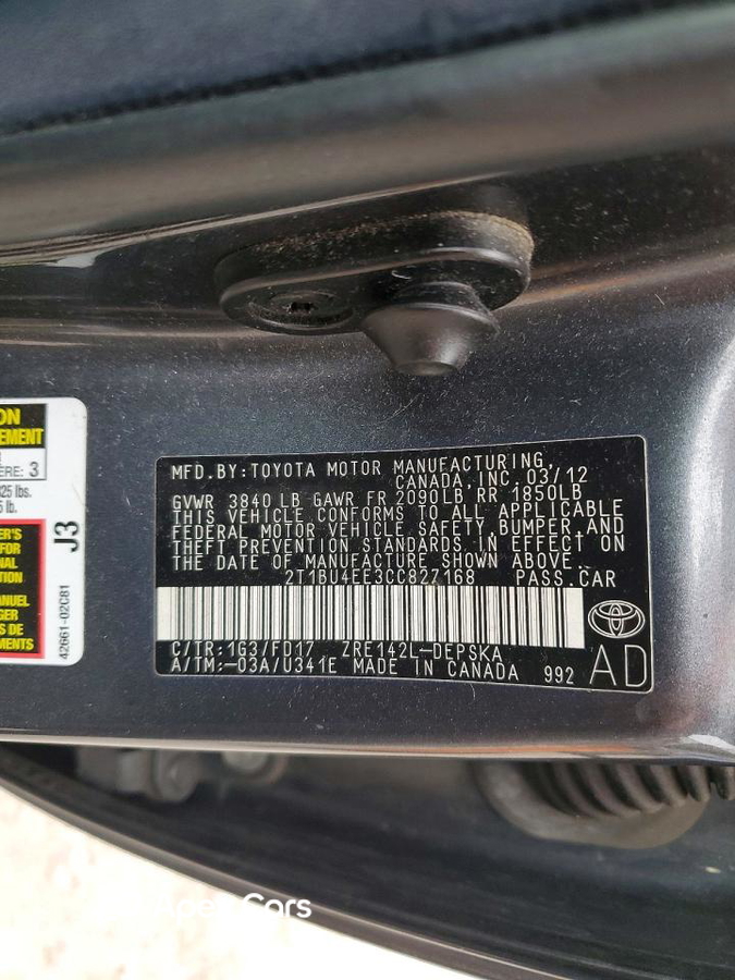 Toyota Corolla 2012