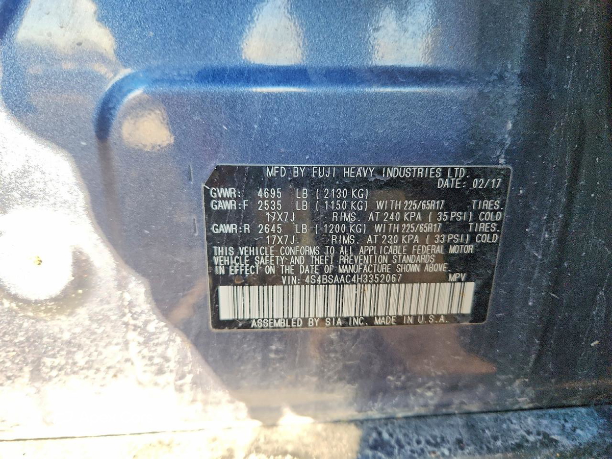 Subaru Outback 2017