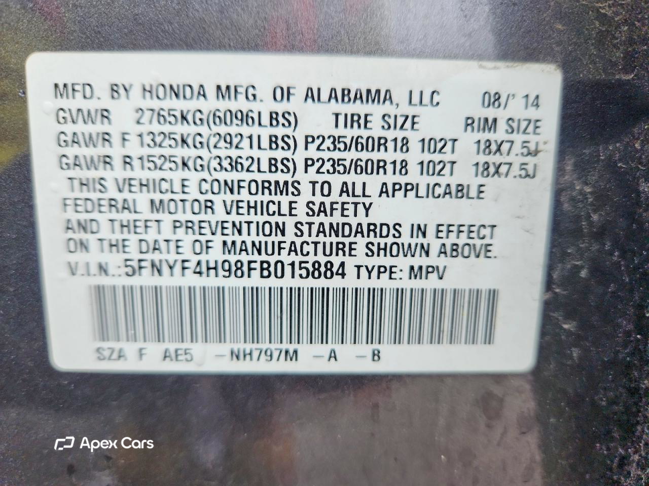 Honda Pilot 2015