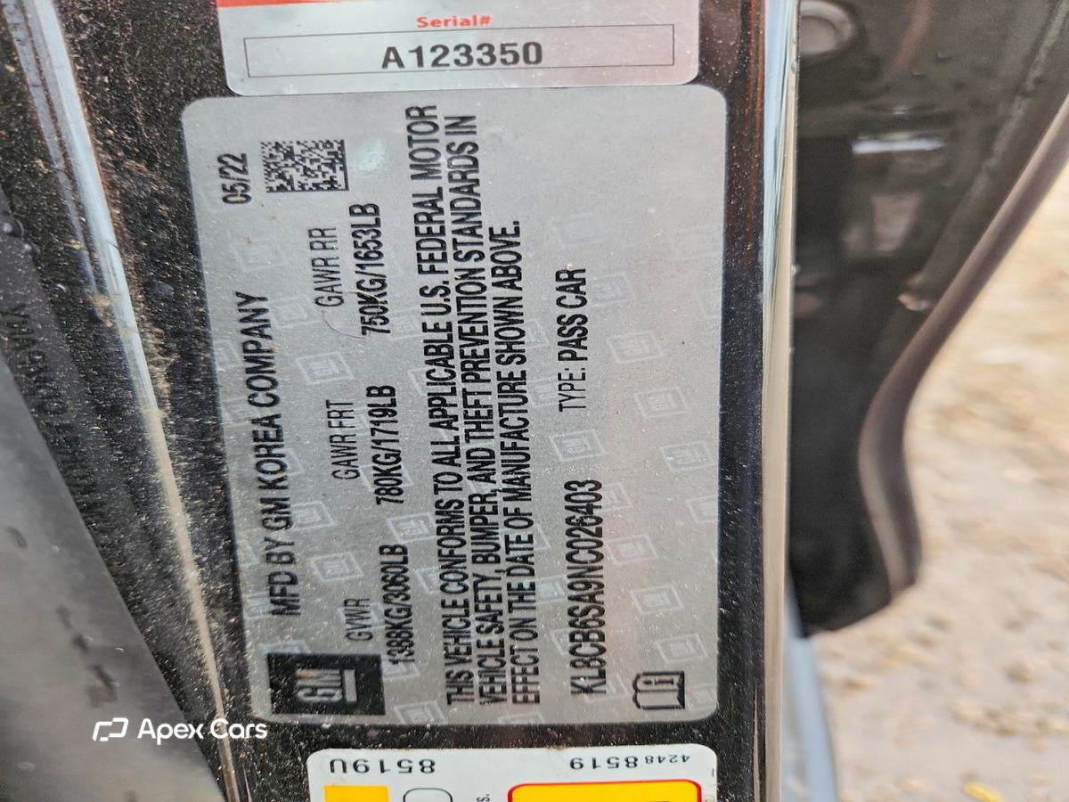 Chevrolet Spark 2022